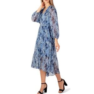 Joie limited edition ladies paisley printed tiered maxi dress NWT Size L